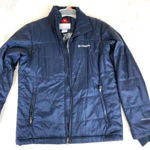 Columbia Navy Blue Omni-Heat Interchange Jacket